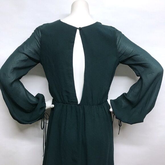 DRESS THE POPULATION Open Back Chiffon Mara Sexy L - Picture 7 of 13